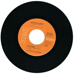 Morris Albert - Feelings / This World Today Is A Mess VG+ Pop 45 RPM Vinyl '74
